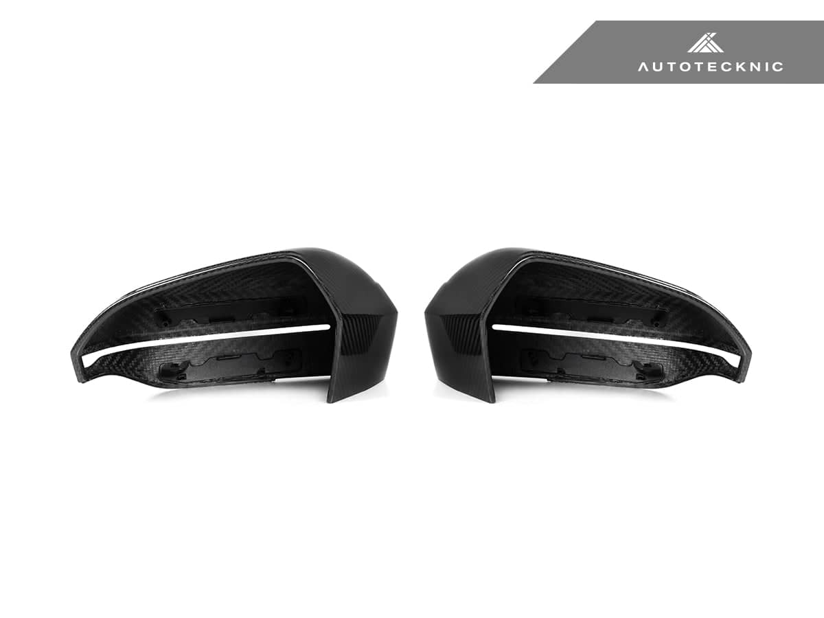Kies-Motorsports AutoTecknic USA AutoTecknic Dry Carbon Fiber Mirror Cap Set - G60 5-Series | G70 7-Series