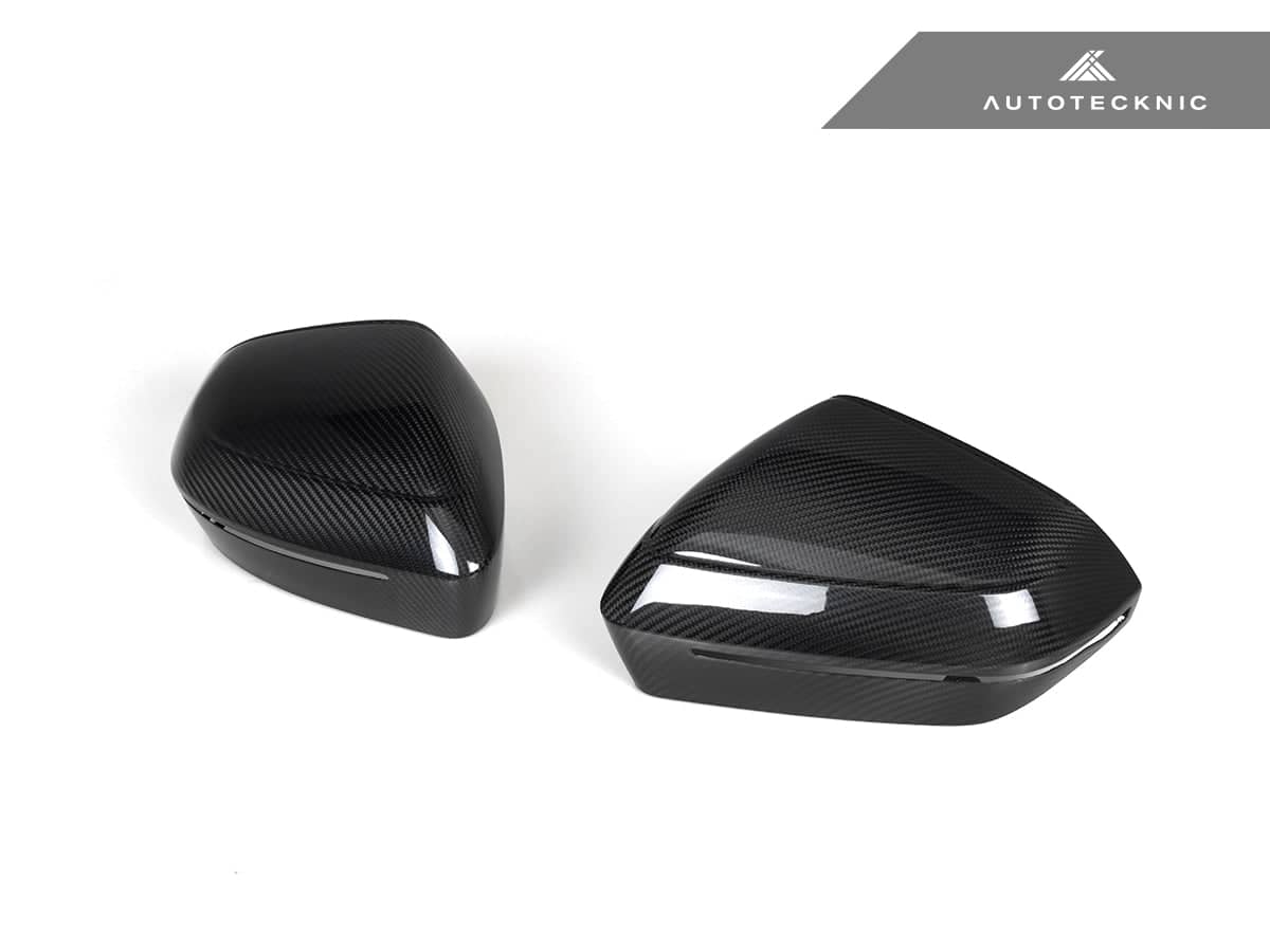 Kies-Motorsports AutoTecknic USA AutoTecknic Dry Carbon Fiber Mirror Cap Set - G60 5-Series | G70 7-Series