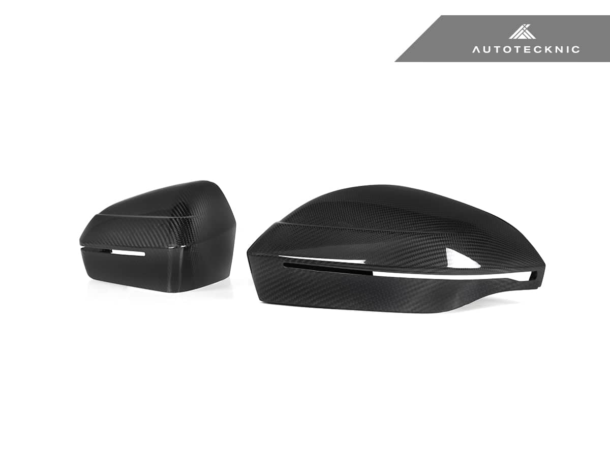 Kies-Motorsports AutoTecknic USA AutoTecknic Dry Carbon Fiber Mirror Cap Set - G60 5-Series | G70 7-Series