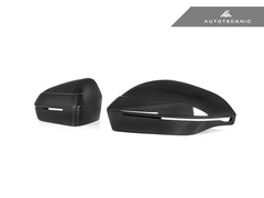 Kies-Motorsports AutoTecknic USA AutoTecknic Dry Carbon Fiber Mirror Cap Set - G60 5-Series | G70 7-Series