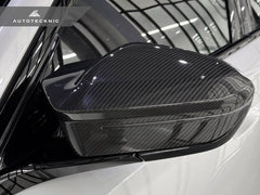 Kies-Motorsports AutoTecknic USA AutoTecknic Dry Carbon Fiber Mirror Cap Set - G90/ G99 M5