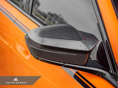 Kies-Motorsports AutoTecknic USA AutoTecknic Dry Carbon Fiber Mirror Cap Set - G90/ G99 M5