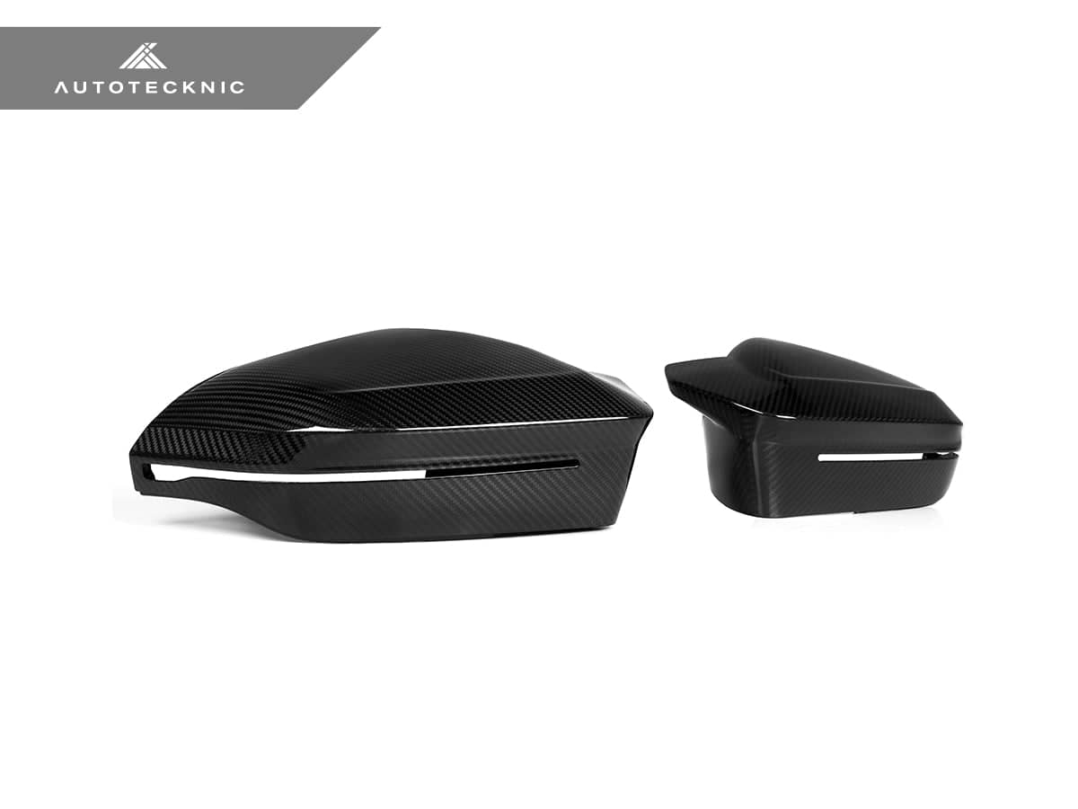 Kies-Motorsports AutoTecknic USA AutoTecknic Dry Carbon Fiber Mirror Cap Set - G90/ G99 M5