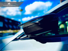 Kies-Motorsports AutoTecknic USA AutoTecknic Dry Carbon Fiber Mirror Covers - G20 M340I LCI | G22 M440I LCI
