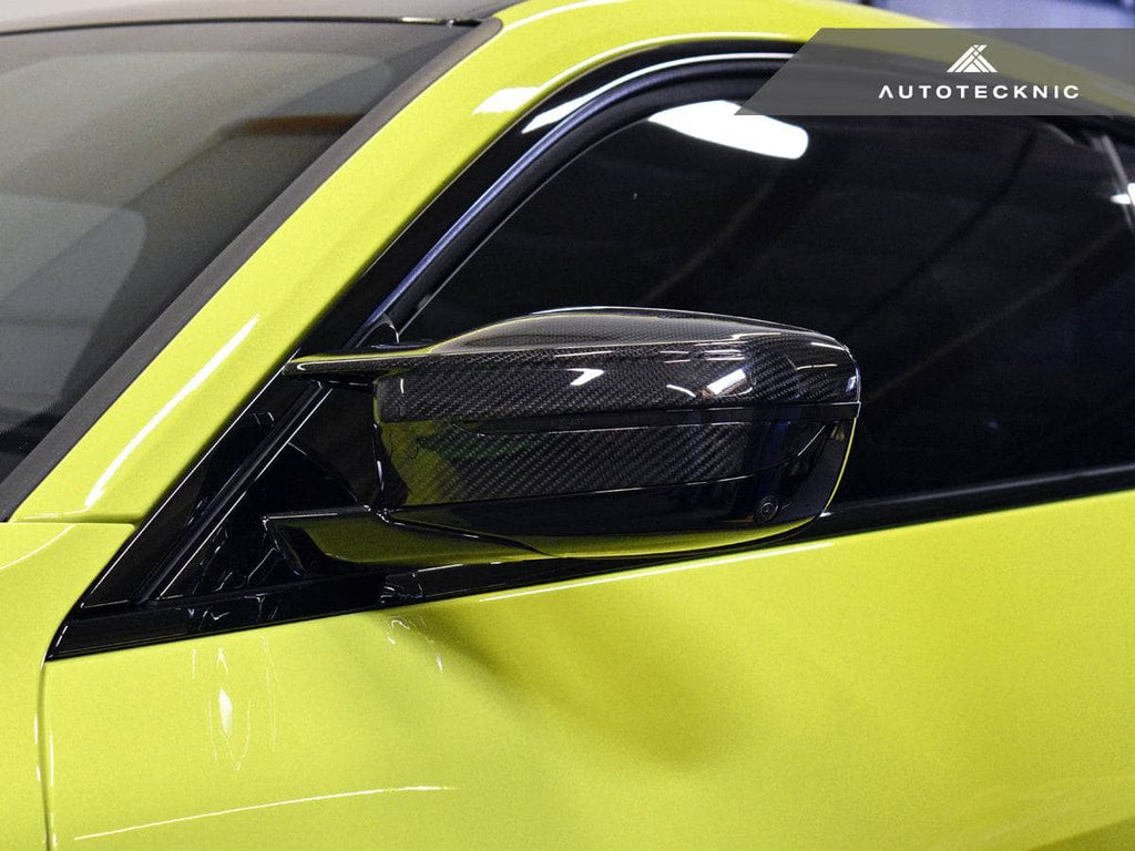 Kies-Motorsports AutoTecknic USA AutoTecknic Dry Carbon Fiber Mirror Covers - G80 M3 | G82/ G83 M4
