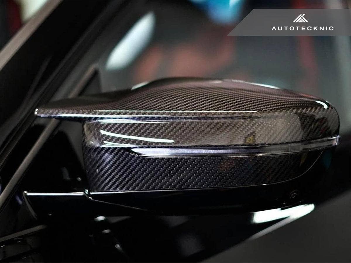 Kies-Motorsports AutoTecknic USA AutoTecknic Dry Carbon Fiber Mirror Covers - G87 M2