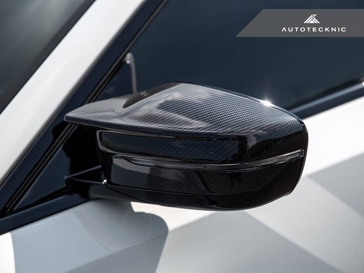 Kies-Motorsports AutoTecknic USA AutoTecknic Dry Carbon Fiber Mirror Covers - G87 M2