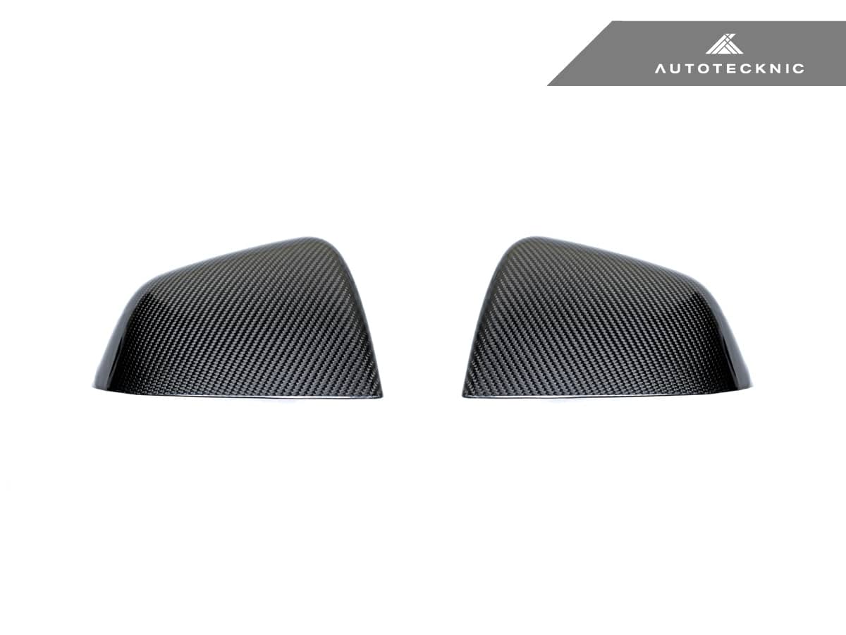Kies-Motorsports AutoTecknic USA AutoTecknic Dry Carbon Fiber Mirror Covers - Tesla Model Y Tesla Model Y