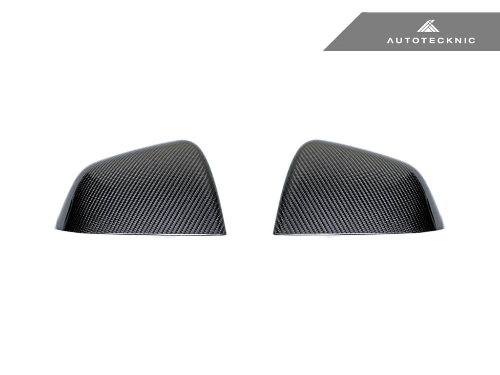 Kies-Motorsports AutoTecknic USA AutoTecknic Dry Carbon Fiber Mirror Covers - Tesla Model Y Tesla Model Y