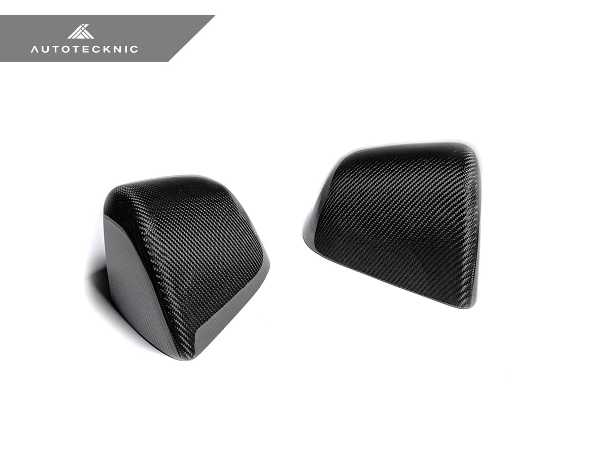 Kies-Motorsports AutoTecknic USA AutoTecknic Dry Carbon Fiber Mirror Covers - Tesla Model Y Tesla Model Y