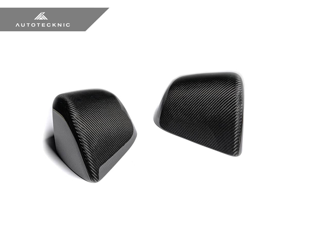 Kies-Motorsports AutoTecknic USA AutoTecknic Dry Carbon Fiber Mirror Covers - Tesla Model Y Tesla Model Y