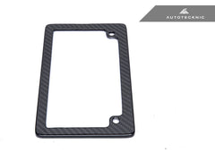 Kies-Motorsports AutoTecknic USA AutoTecknic Dry Carbon Fiber Motorcycle License Plate Frame