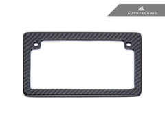 Kies-Motorsports AutoTecknic USA AutoTecknic Dry Carbon Fiber Motorcycle License Plate Frame