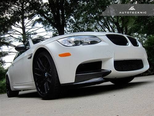 Kies-Motorsports AutoTecknic USA AutoTecknic Dry Carbon Fiber Performante Aero Splitters - E90 / E92 / E93 M3 Main image