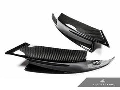 Kies-Motorsports AutoTecknic USA AutoTecknic Dry Carbon Fiber Performante Aero Splitters - E90 / E92 / E93 M3