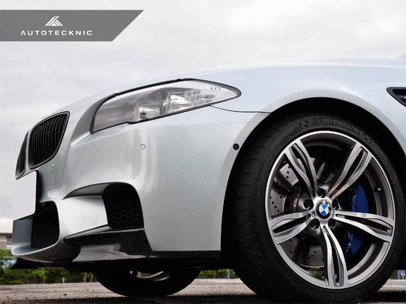 Kies-Motorsports AutoTecknic USA AutoTecknic Dry Carbon Fiber Performante Aero Splitters - F10 M5 Main image