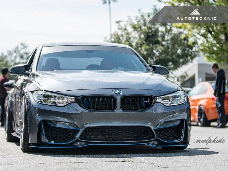 Kies-Motorsports AutoTecknic USA AutoTecknic Dry Carbon Fiber Performante Aero Splitters - F80 M3 | F82 M4