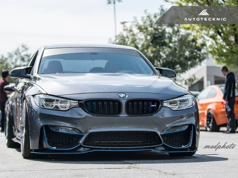 Kies-Motorsports AutoTecknic USA AutoTecknic Dry Carbon Fiber Performante Aero Splitters - F80 M3 | F82 M4