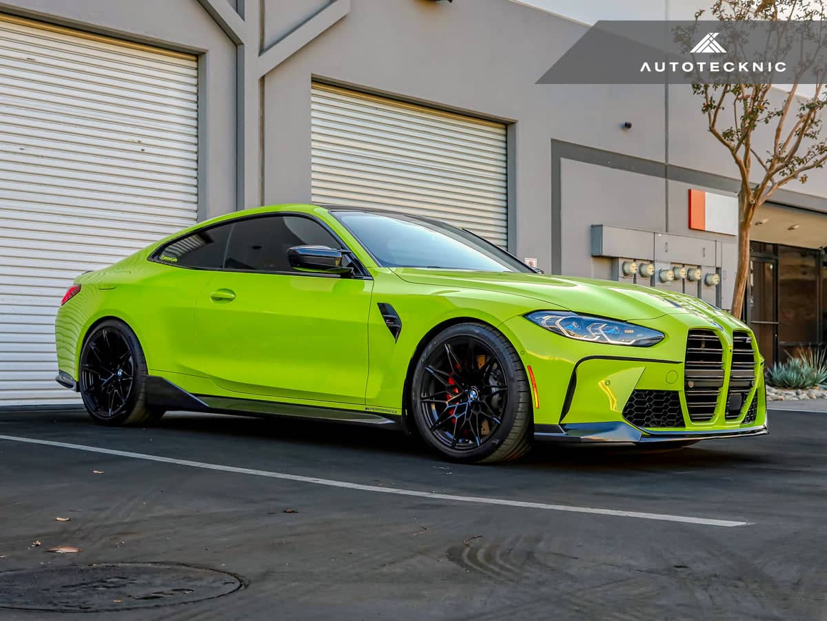 Kies-Motorsports AutoTecknic USA AutoTecknic Dry Carbon Fiber Performante Front Aero Lip - G80 M3 | G82/ G83 M4