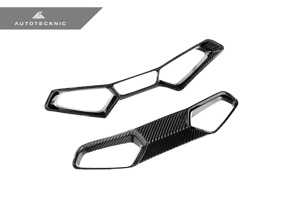 Kies-Motorsports AutoTecknic USA AutoTecknic Dry Carbon Fiber Seat Belt Outlet Cover Set - BMW G80 M3 | G82 M4 | G87 M2 | M Carbon Bucket Seats