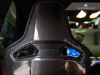 Kies-Motorsports AutoTecknic USA AutoTecknic Dry Carbon Fiber Seat Belt Outlet Cover Set - BMW G80 M3 | G82 M4 | G87 M2 | M Carbon Bucket Seats