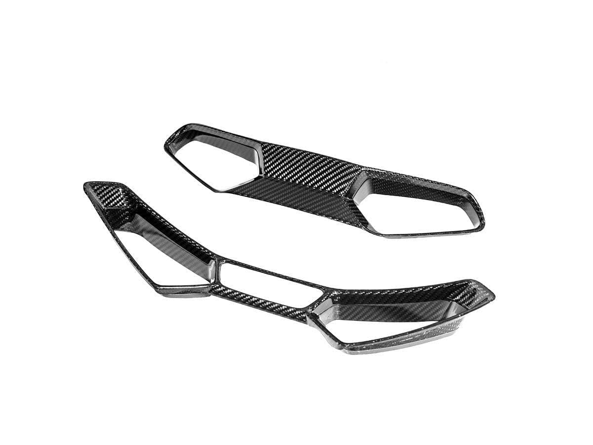 Kies-Motorsports AutoTecknic USA AutoTecknic Dry Carbon Fiber Seat Belt Outlet Cover Set - BMW G80 M3 | G82 M4 | G87 M2 | M Carbon Bucket Seats Main image