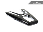 Kies-Motorsports AutoTecknic USA AutoTecknic Dry Carbon Fiber Shift Console Trim - F10 M5 M-DCT Left Hand Drive