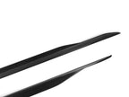 Kies-Motorsports AutoTecknic USA AutoTecknic Dry Carbon Fiber Side Skirt Extension Set - BMW G60 5-Series
