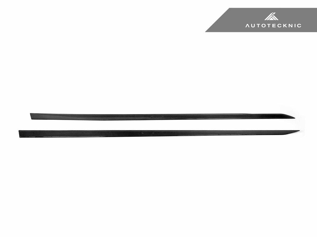 Kies-Motorsports AutoTecknic USA AutoTecknic Dry Carbon Fiber Side Skirt Extension Set - G60 5-Series