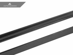 Kies-Motorsports AutoTecknic USA AutoTecknic Dry Carbon Fiber Side Skirt Extension Set - G60 5-Series