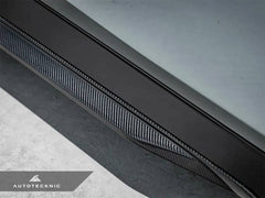 Kies-Motorsports AutoTecknic USA AutoTecknic Dry Carbon Fiber Side Skirt Extension Set - G60 5-Series