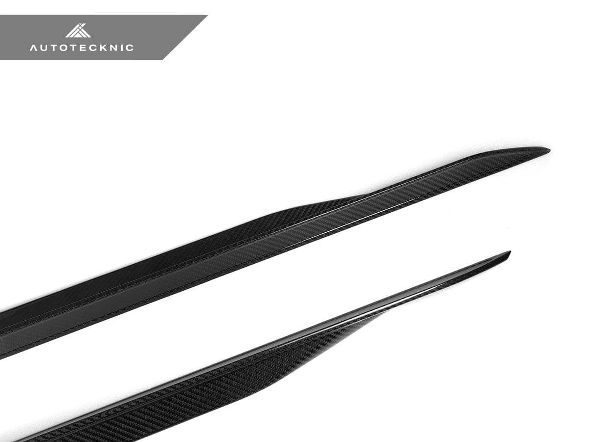 Kies-Motorsports AutoTecknic USA AutoTecknic Dry Carbon Fiber Side Skirt Extension Set - G60 5-Series Main image