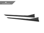 Kies-Motorsports AutoTecknic USA AutoTecknic Dry Carbon Fiber Side Skirt Extension Set - G90/ G99 M5