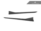 Kies-Motorsports AutoTecknic USA AutoTecknic Dry Carbon Fiber Side Skirt Extension Set - G90/ G99 M5