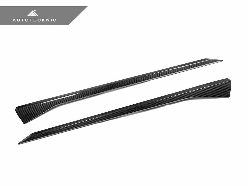 Kies-Motorsports AutoTecknic USA AutoTecknic Dry Carbon Fiber Side Skirt Extension Set - G90/ G99 M5