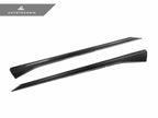 Kies-Motorsports AutoTecknic USA AutoTecknic Dry Carbon Fiber Side Skirt Extension Set - G90/ G99 M5