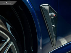 Kies-Motorsports AutoTecknic USA AutoTecknic Dry Carbon Fiber Side Vent Set - F95 X5M Pre-LCI
