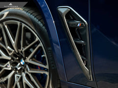 Kies-Motorsports AutoTecknic USA AutoTecknic Dry Carbon Fiber Side Vent Set - F95 X5M Pre-LCI
