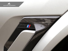 Kies-Motorsports AutoTecknic USA AutoTecknic Dry Carbon Fiber Side Vent Set - F96 X6M F96 X6M / Gloss Finish / 3K Twill Weave (2X2)