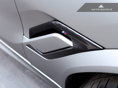 Kies-Motorsports AutoTecknic USA AutoTecknic Dry Carbon Fiber Side Vent Set - F96 X6M F96 X6M / Gloss Finish / 3K Twill Weave (2X2)