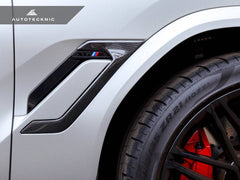 Kies-Motorsports AutoTecknic USA AutoTecknic Dry Carbon Fiber Side Vent Set - F96 X6M F96 X6M / Gloss Finish / 3K Twill Weave (2X2)