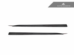 Kies-Motorsports AutoTecknic USA AutoTecknic Dry Carbon Fiber V2 Side Skirt Extension Set - G90/ G99 M5