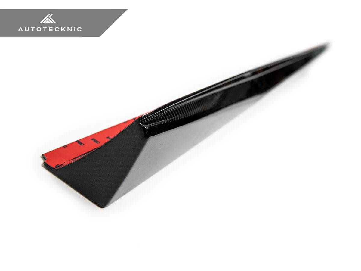 Kies-Motorsports AutoTecknic USA AutoTecknic Dry Carbon Fiber V2 Side Skirt Extension Set - G90/ G99 M5