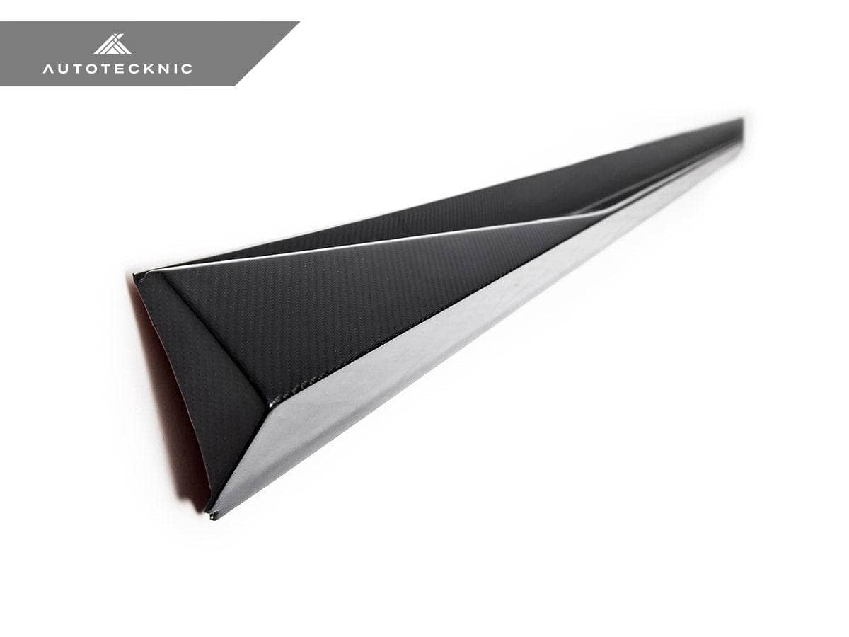 Kies-Motorsports AutoTecknic USA AutoTecknic Dry Carbon Fiber V2 Side Skirt Extension Set - G90/ G99 M5