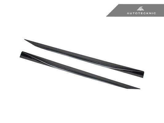 Kies-Motorsports AutoTecknic USA AutoTecknic Dry Carbon Fiber V2 Side Skirt Extension Set - G90/ G99 M5