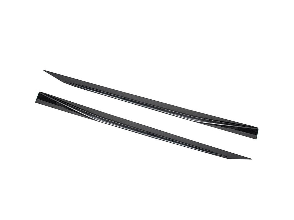 Kies-Motorsports AutoTecknic USA AutoTecknic Dry Carbon Fiber V2 Side Skirt Extension Set - G90/ G99 M5
