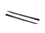 Kies-Motorsports AutoTecknic USA AutoTecknic Dry Carbon Fiber V2 Side Skirt Extension Set - G90/ G99 M5