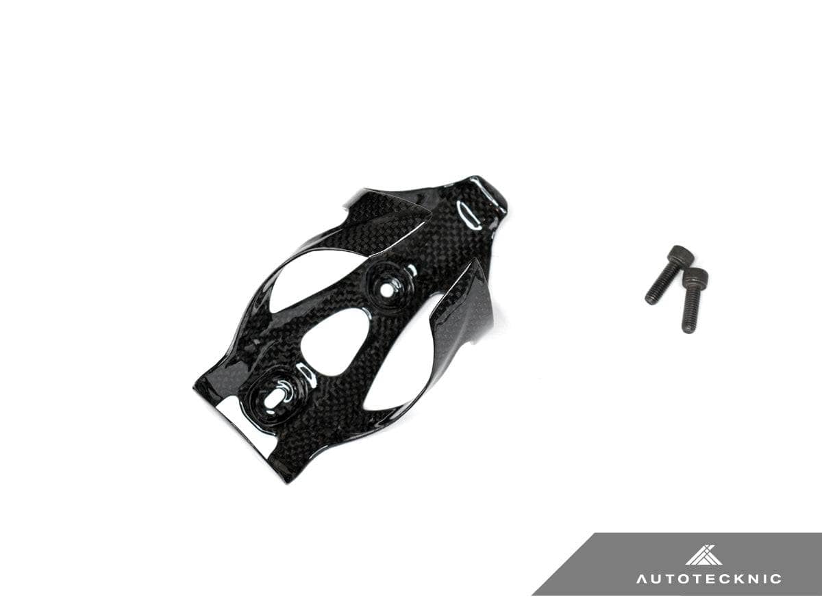 Kies-Motorsports AutoTecknic USA AutoTecknic Dry Carbon Fiber Water Bottle Cage Gloss Carbon Finish