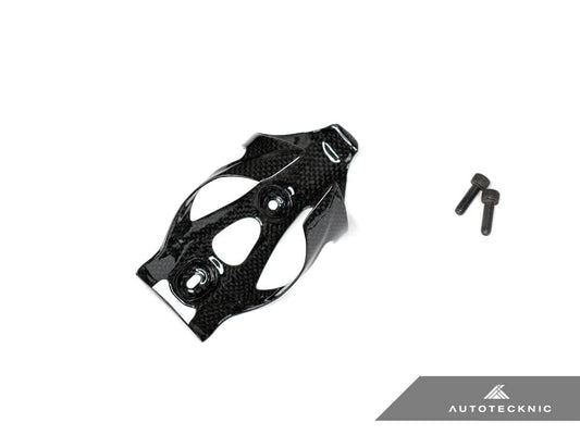 Kies-Motorsports AutoTecknic USA AutoTecknic Dry Carbon Fiber Water Bottle Cage Gloss Carbon Finish