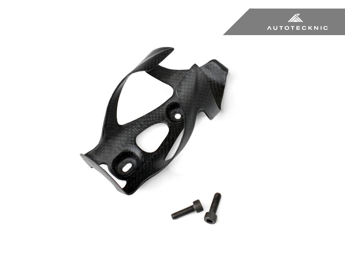 Kies-Motorsports AutoTecknic USA AutoTecknic Dry Carbon Fiber Water Bottle Cage Matte Carbon Finish